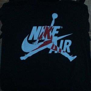 Nike air Jordan Black Tee